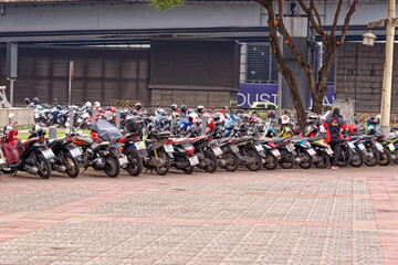 Obraz premium Motopark - Lumphini Park - Bangkok, Thailand