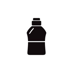 Water bottle icon on white background. Liquid container symbol. Line icon design.