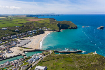 Portreath, Cornwall from the air