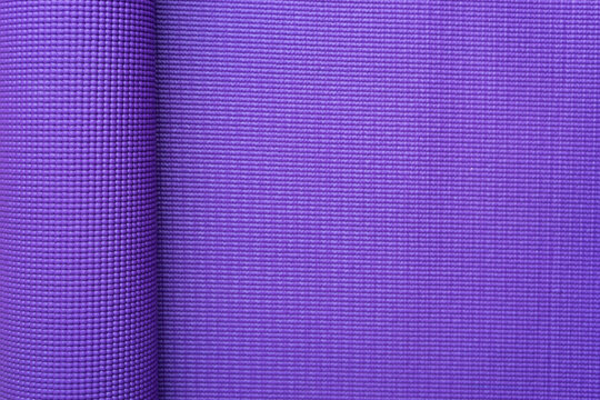 Purple Yoga Mat Texture And Background