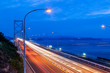 Onaruto bridge in Tokushima prefecture, Shikoku region, Japan.