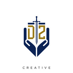 dz logo design vector 