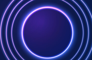 Futuristic abstract colorful vector background with Glowing electric bright neon lines . Neon glowing lines, magic energy space light concept, abstract background wallpaper design, vector illustration