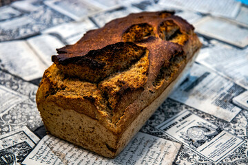 Pan de centeno con masa madre