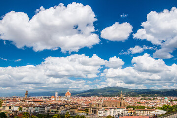 Fototapeta premium Landscape florence, italy, tuscany