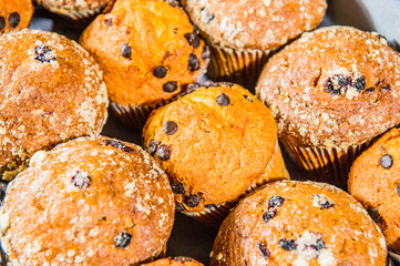 Fragrant and delicious cupcakes. Cupcakes.