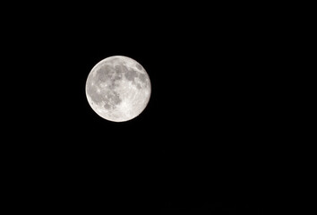 Full moon. 13 June 2014. Spain