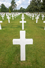 American Cemetery at Colleville-Sur-Mer, Normandie, France.