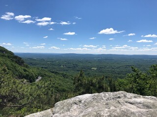 mountain landscape with blue sky