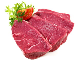 Rohe Rinderhüfte - Steaks