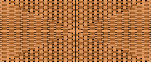 Obraz premium Seamless oak floor texture. Large basket texture for use as background