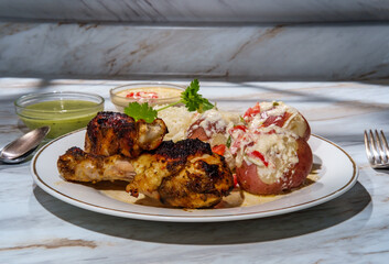 Colombian Potatoes Rice Chicken