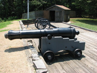 old cannon in the fortress