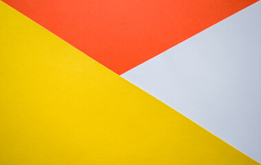 Yellow, orange and white diagonally divided background