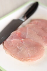 Raw Turkey Steak