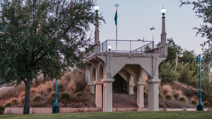 the gate of the castle