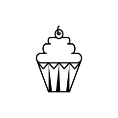 cupcake icon design vector template