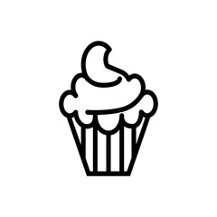 cupcake icon design vector template