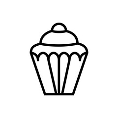 cupcake icon design vector template