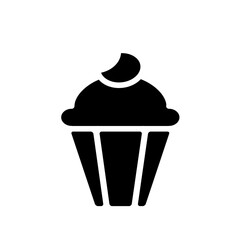 cupcake icon design vector template