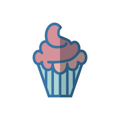 cupcake icon design vector template