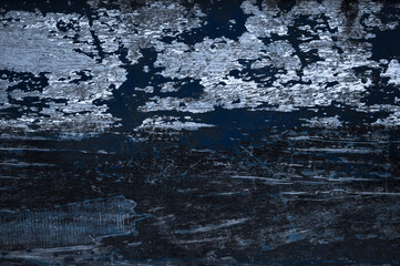 Dark blue rustic wood background / Dark blue rustic wood background with textured effect.