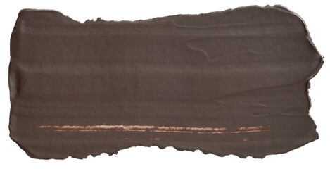 Acrylic stain brown smear MOCKUP