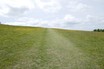 hills in rural oxfordshire