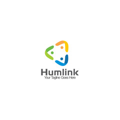 human people link business logo design