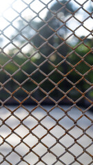 wire mesh fence