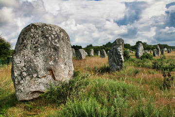 Menhiry w Carnac, Francja