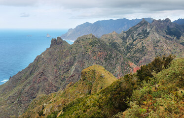 Fototapeta na wymiar Chinamada, Anaga massif, Tenerife, Canary Islands, Spain.
