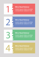 Vector business Infographic. Template for cycle diagram, graph and presentation. Business concept with various options.