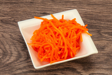 Korean carrot in the bowl