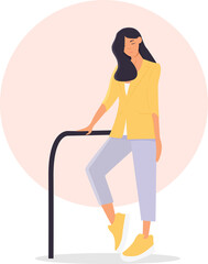 girl in a business suit