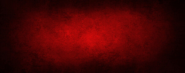 Red textured stone wall background. Dark edges