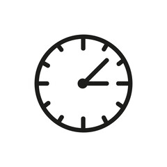 clock icon. clock vector design