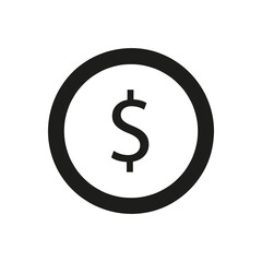 dollar icon. dollar vector design