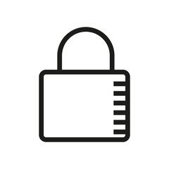 padlock icon. padlock vector design