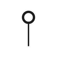 pin icon. pin vector design