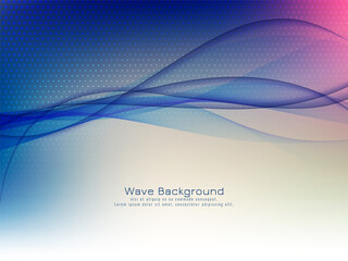 Abstract modern wave colorful background