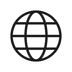 globe icon. globe vector design