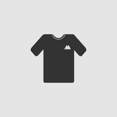 T-shirt icon flat.