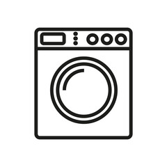 washing machine icon. washing machine vector design