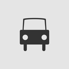 Car icon flat.