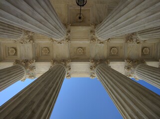 Columns, Supreme Court of the United States, Washington DC - March 2016