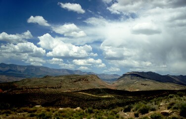 Fototapeta premium clouds over the mountains
