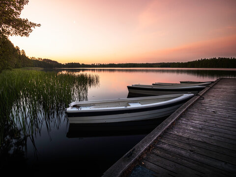 Świt nad jeziorem © Sylwia