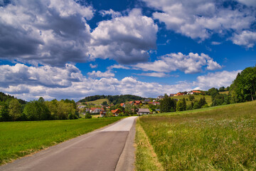 Fototapeta na wymiar Dorf in der Steiermark