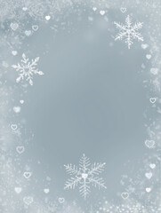 Frozen Christmas frame -background image